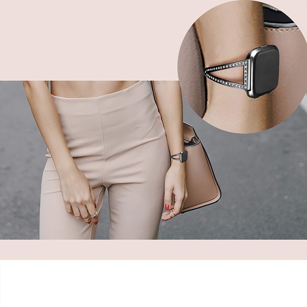 Stainless Bracelet Band Fitbit Versa Replacement